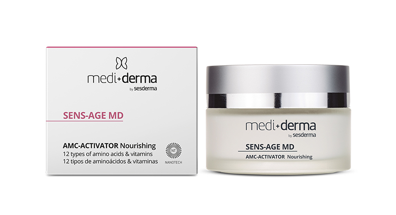 MEDIDERMA SENS-AGE MD AMC-ACTIVATOR Nourishing (330 zł/50 ml) odpowiada na wszystkie potrzeby skóry dojrzałej